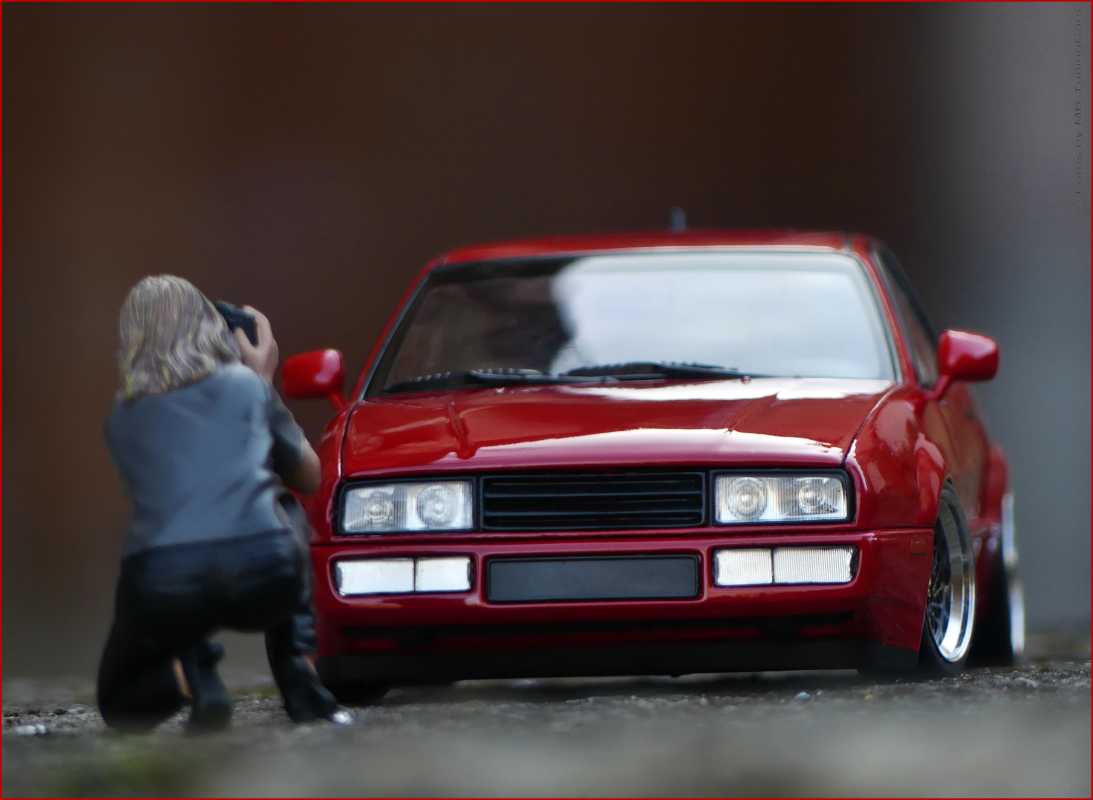 1:18 VW Corrado VR6 "Tornado RED Edition" + Alufelgen inkl. OVP